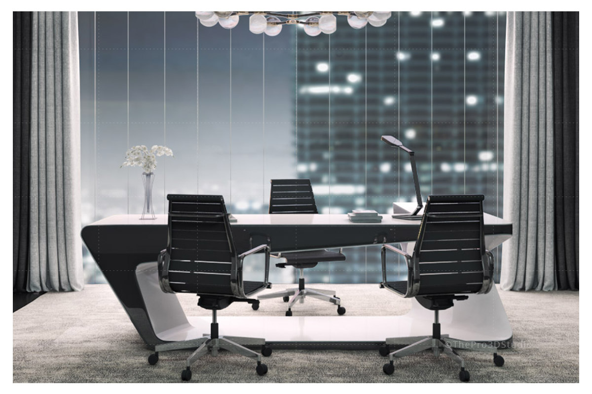 Office furniture 3d design