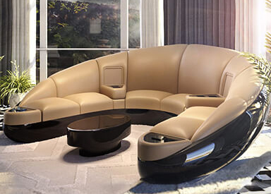 Living room sofa design