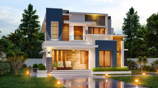 Architectural design rendering